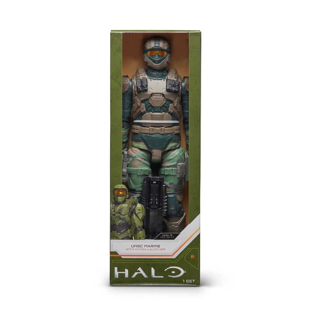 Halo Action Figure - UNSC Marine and Hydra Launcher