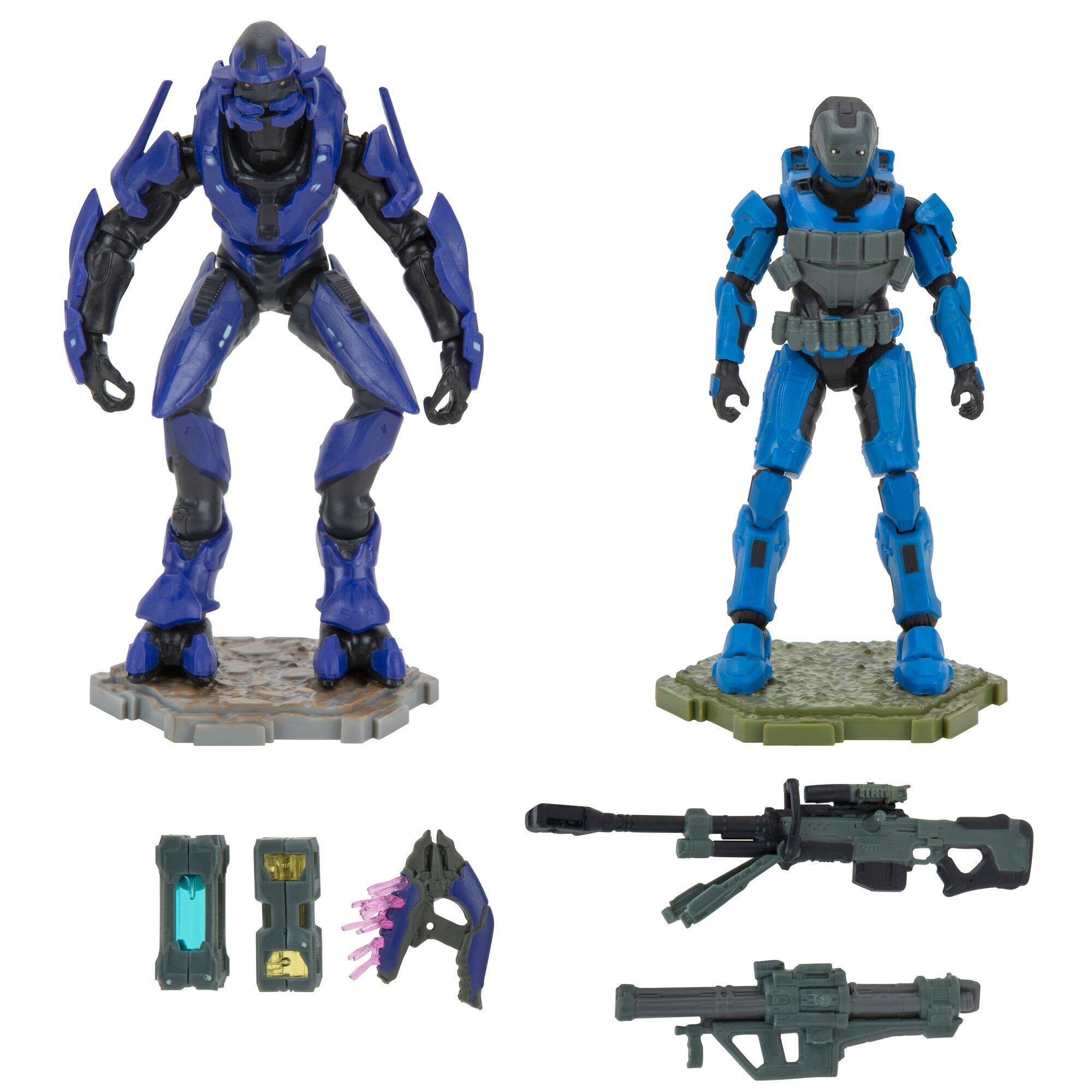 Halo Action Figure Pack - Spartan Gungnir and Elite Mercenary