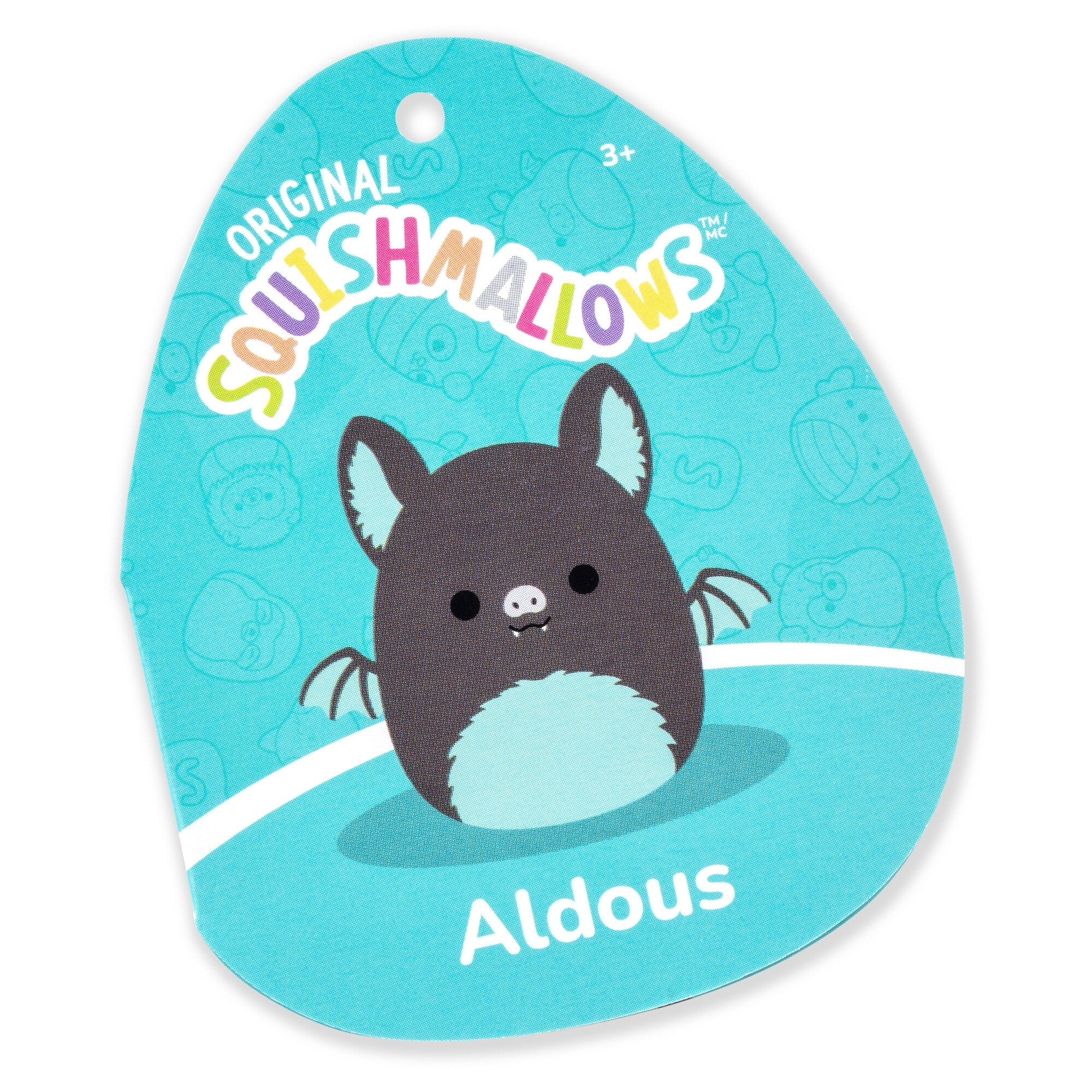 12-Inch Aldous the Black and Teal Fruit Bat