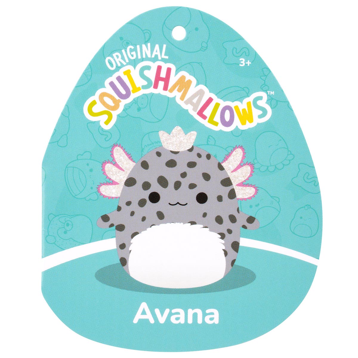 12-Inch Avana the Spotted Axolotl with Silver Crown