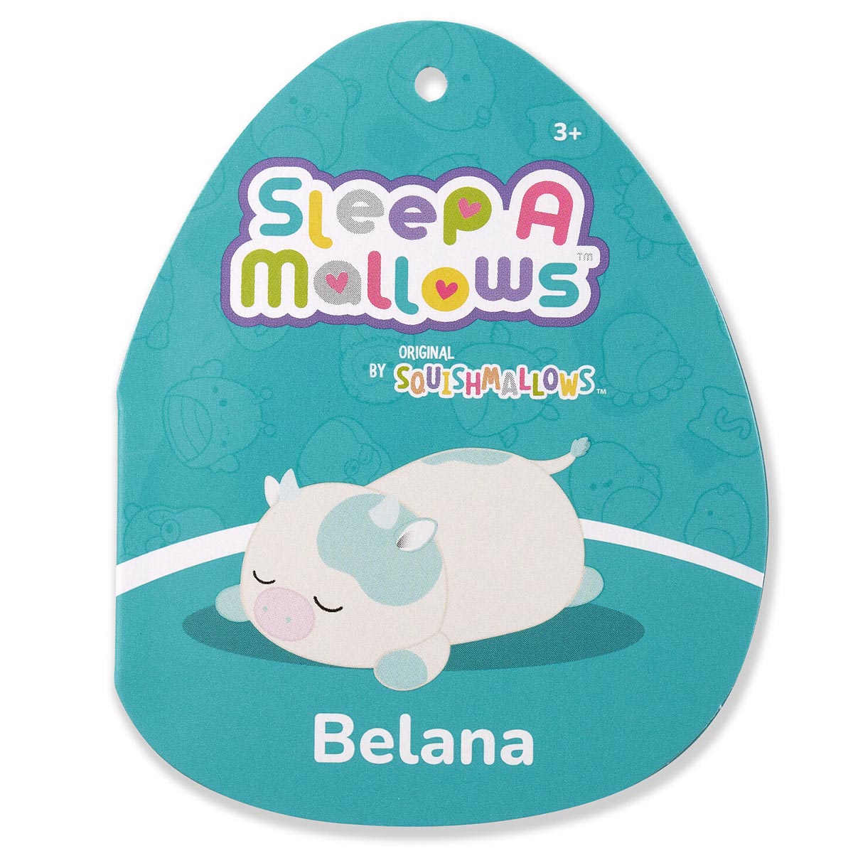 12-Inch Belana the Aqua Cow Sleepamallows